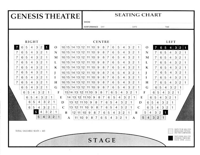 Stanley Industrial Alliance Stage Seating Chart